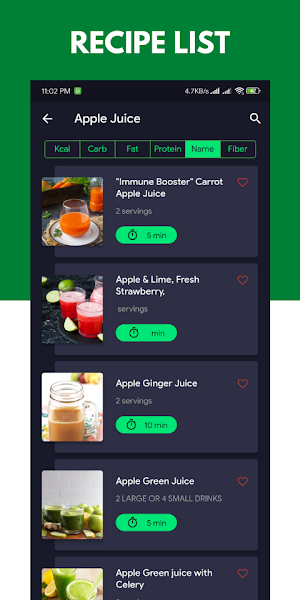 Fruit Juice: Healthy Fruit Juice Recipes Offline Screenshot 1