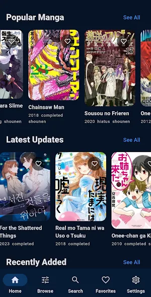 Tachimanga : Manga & Anime Screenshot 2