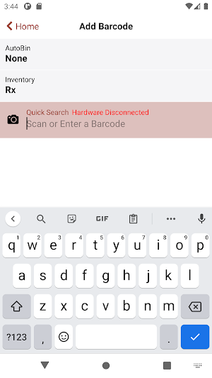 PioneerRx Mobile Inventory Screenshot 2