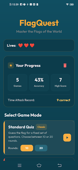 Flag Quiz: Country Flag Quiz Screenshot 0