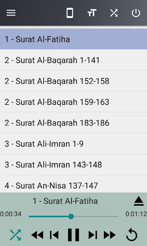 Abu Usamah Murottal (Offline) Screenshot 2