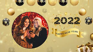 Happy New Year Photo Frame 2022 - Photo Editor Screenshot 0