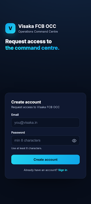 Visaka FCB OCC Screenshot 1