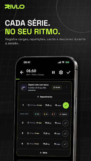 Rivlo: Gym & Workout Tracker Screenshot 2