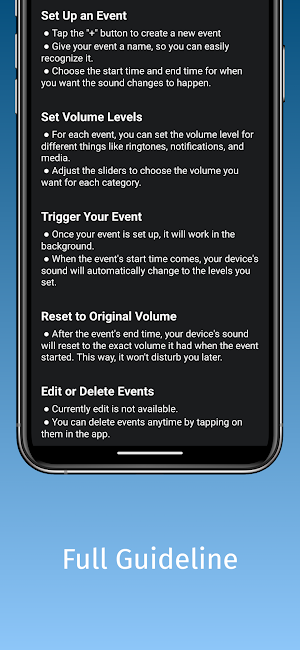 Sound Scheduler Screenshot 2