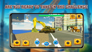 Excavator Crane Game Screenshot 3