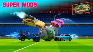Rocket Car Soccer Clash Game Screenshot 1