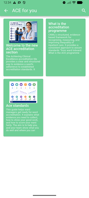 CNWL Clinical Reference Hub Screenshot 2