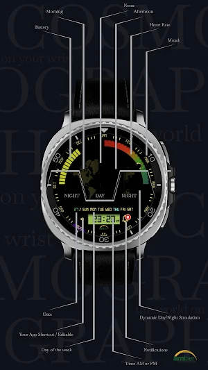 Cosmographos Watch Face Screenshot 2