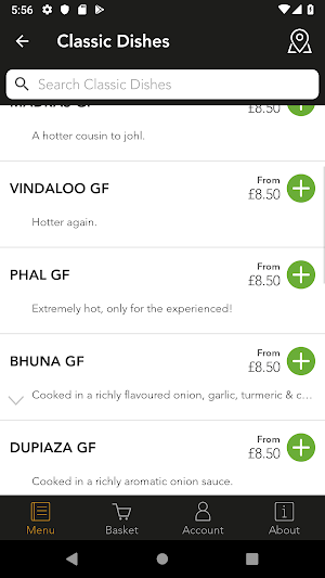 Bengal Brasserie Screenshot 0