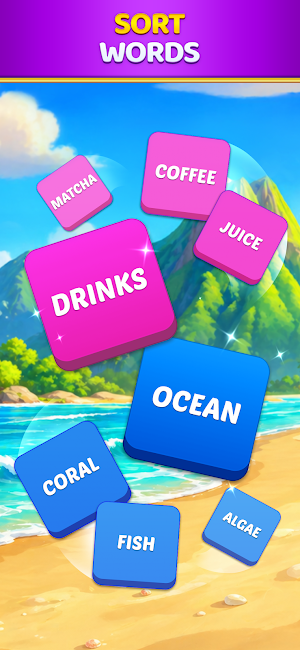 Category Crossings: Sort words Screenshot 1
