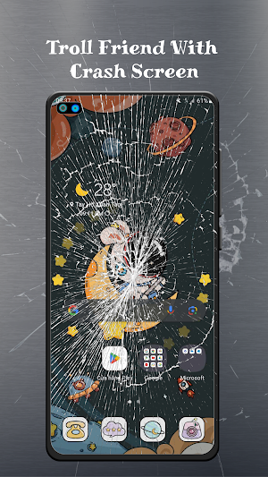 Broken Screen 4k Funny Pranks Screenshot 0