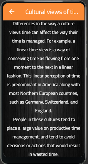 time management Screenshot 1