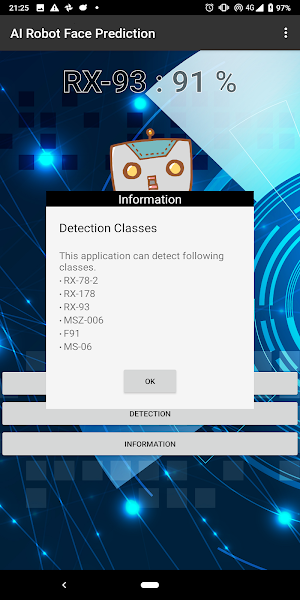 AI Robot Face Prediction Screenshot 2