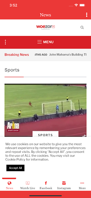 Woezor TV Screenshot 1