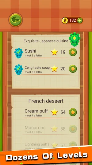 Words Chef-Spelling English Letters Learning Train Screenshot 1