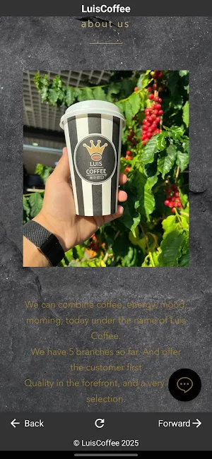 LuisCoffee Screenshot 2
