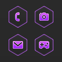 Hexed Purple Icons