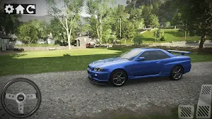 Speed Skyline R34 Car Racer Screenshot 2