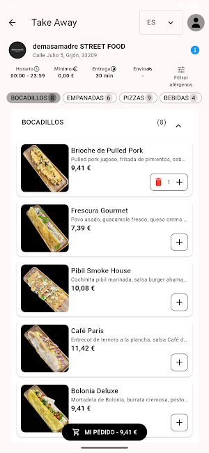 Demasamadre Street Food Screenshot 1