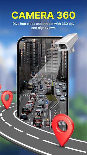 Live Cam Earth Map - GPS Cam Screenshot 1