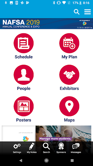NAFSA Conferences Screenshot 1