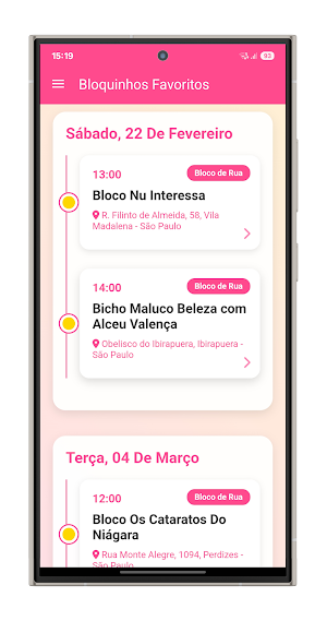 Bloquinhos de Carnaval 2026 Screenshot 3