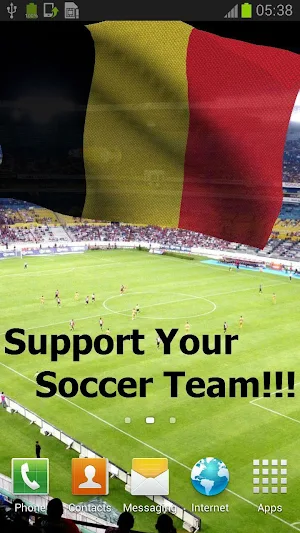 Belgium Flag Live Wallpaper Screenshot 0