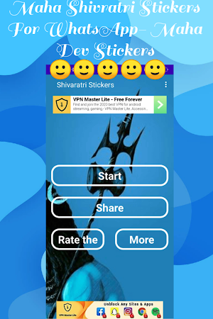 Maha Shivratri Stickers for Whatsapp-Mahadev Shiv Screenshot 1