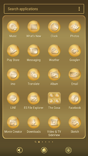 aureate | Xperia™ Theme Screenshot 2