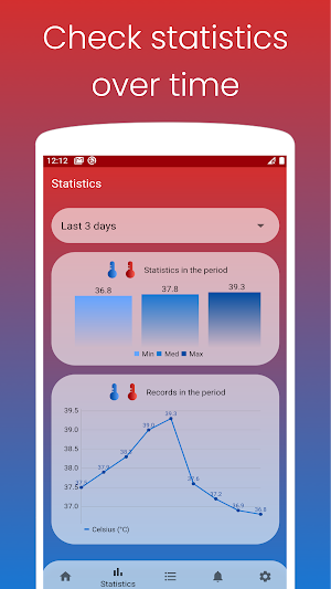 Body Temperature Tracker Screenshot 2