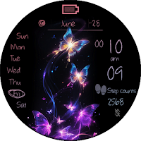 BFF10-Neon Art Butterfly Light