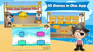Pirate Kids 3rd Grade Games Screenshot 0