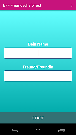 BFF Freundschaft Test Screenshot 0