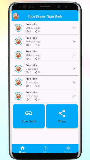 Dice Dream Spin Daily Screenshot 1