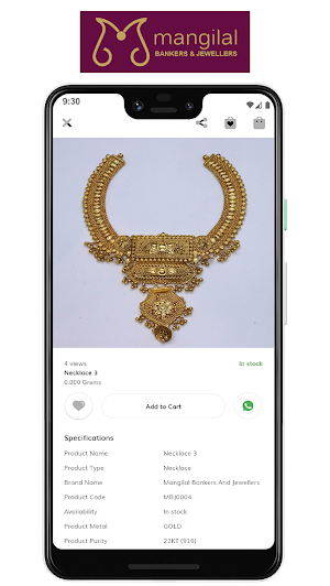Mangilal Jewellers Screenshot 2