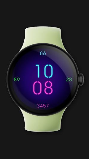 Neon Glow Watch Face Screenshot 3