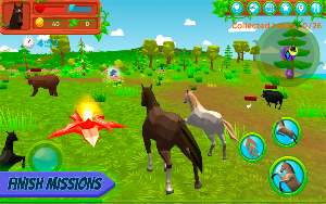 Horse Family – Animal Simulator 3D Screenshot 2