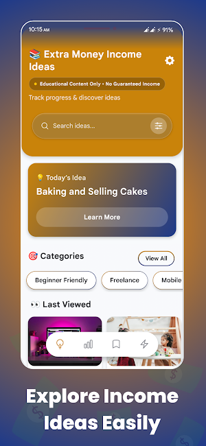 Extra Income Ideas & Tracker Screenshot 1