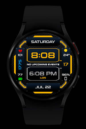 WR 006 Duo Digital Watch Face Screenshot 2