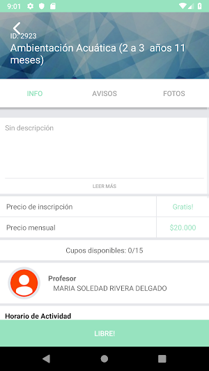 Deportes Providencia Screenshot 2