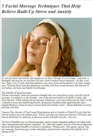 Face Massage Tutorial Screenshot 0