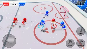 Ice Hockey Games 3D Ice Rage Screenshot 0