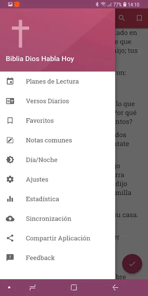 Bible DHH, Biblia Dios Habla Hoy (Spanish) Screenshot 0