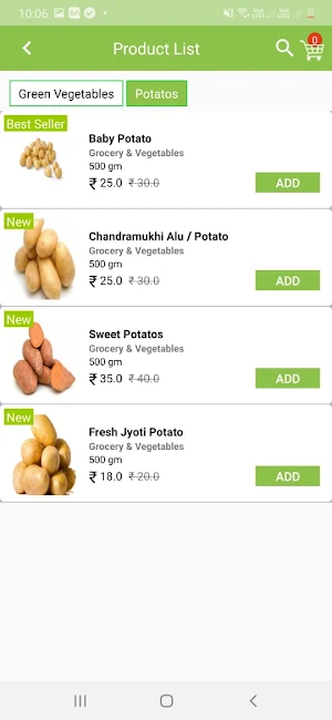 Morning Market - Grocery App Screenshot 1