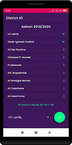District 40 - French Football Screenshot 1