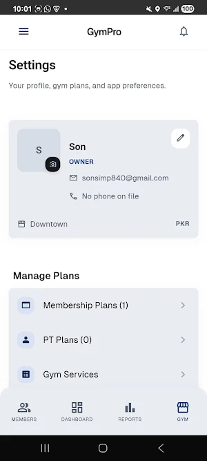 GymPro - Gym Management Screenshot 3