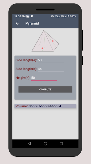 Volume calculator-3D Shapes, geometry calculator Screenshot 2