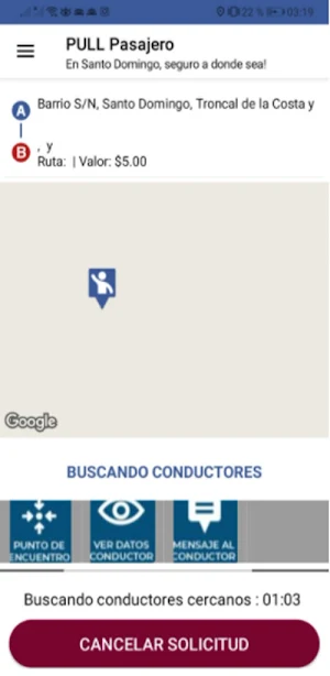 PULL - Taxi ruta compartido Screenshot 2