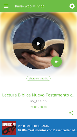 Radio web MPVida Screenshot 0